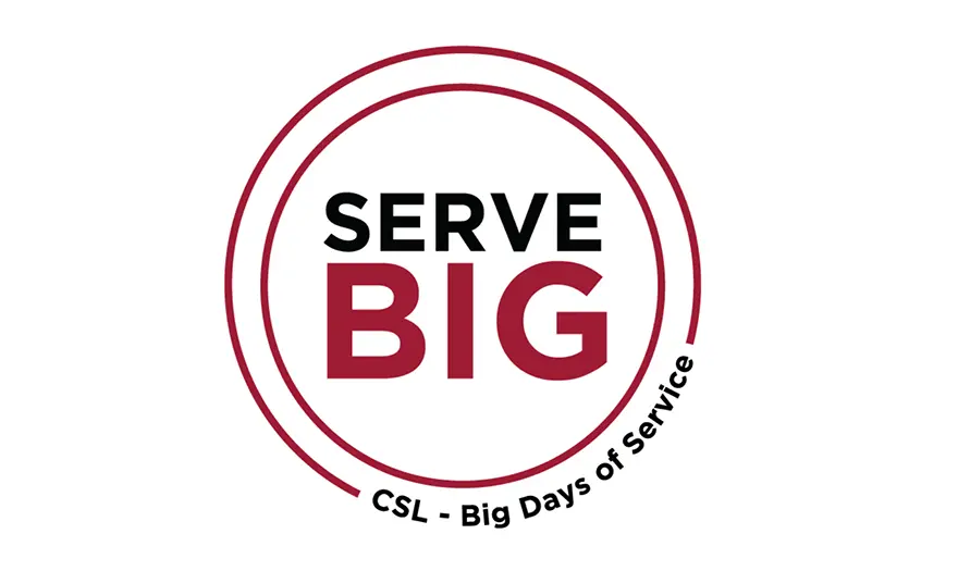 Serve Big. CSL Big Days of Service logo