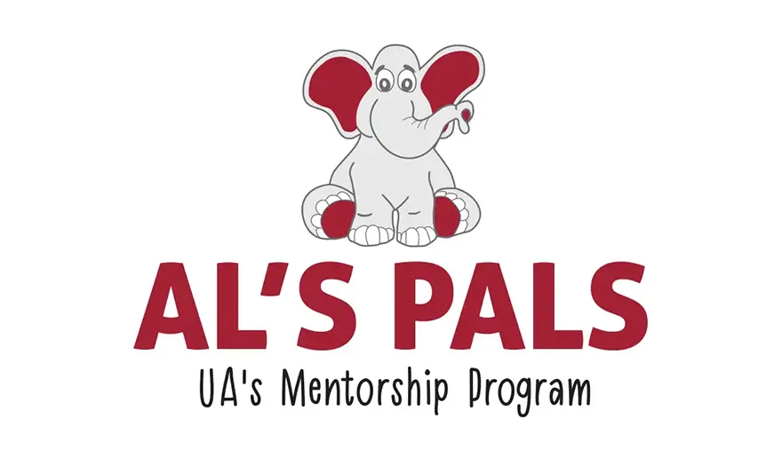 Al's Pals logo with elephant, UA's mentorship program
